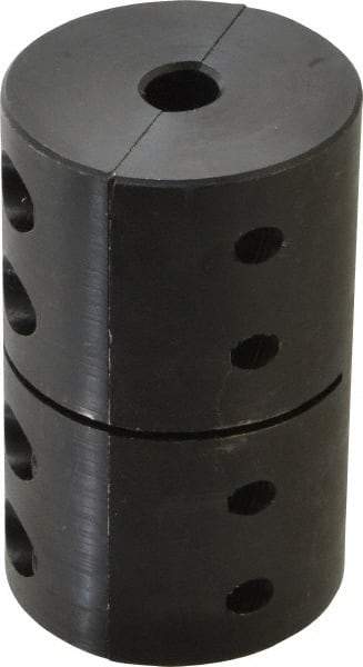 Climax Metal Products - 1/2" Inside x 2" Outside Diam, Machinable Rigid Coupling - No Keyway - 3" Long - Americas Tooling