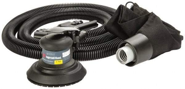 Ingersoll-Rand - 12,000 OPM, 15.8 CFM Air Consumption, Palm Air Orbital Sander - Round Pad, 1/4 NPT Inlet - Americas Tooling