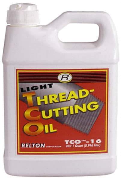 Relton - TCO-14, 55 Gal Drum Tapping Fluid - Straight Oil, For Thread Smoothing - Americas Tooling