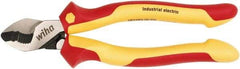 Wiha - 8" OAL, 0.28" Capacity, Cable Cutter - 1.04" Jaw Length x 1.01" Jaw Width, Cushion Grip Handle - Americas Tooling