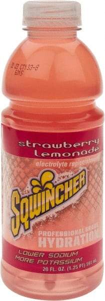 Sqwincher - 20 oz Bottle Strawberry Lemonade Activity Drink - Ready-to-Drink - Americas Tooling