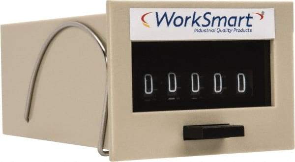 Value Collection - 5 Digit Mechanical Display Electromechanical Counter - Manual Reset - Americas Tooling