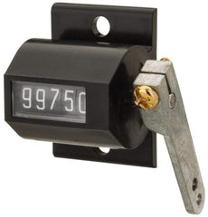 Value Collection - 5 Digit Mechanical Display Stroke Counter - Manual Reset - Americas Tooling