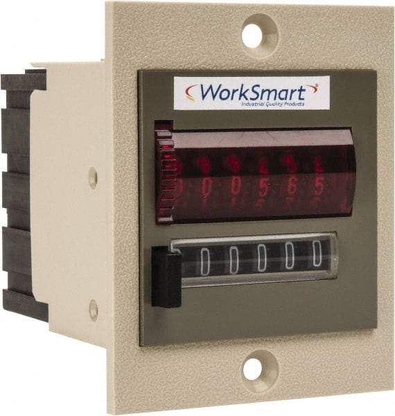 Value Collection - 6 Digit Mechanical Display Electromechanical Counter - Manual Reset - Americas Tooling