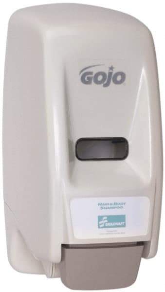 Ability One - 800 mL Liquid Hand Sanitizer Dispenser - Plastic, Hanging, White - Americas Tooling