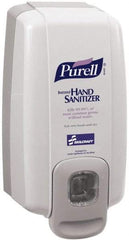 Ability One - 1000 mL Liquid Hand Sanitizer Dispenser - Plastic, Hanging, Gray - Americas Tooling