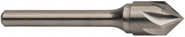 Keo - 3/16" Head Diam, 3/16" Shank Diam, 6 Flute 90° Solid Carbide Countersink - Americas Tooling