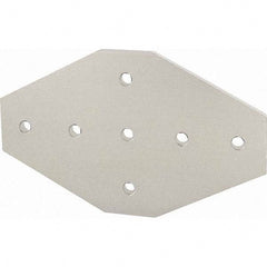 80/20 Inc. - 7-1/2" Wide x 4-1/2" High x 1/4" Long Open Shelving Joining Plate - Americas Tooling