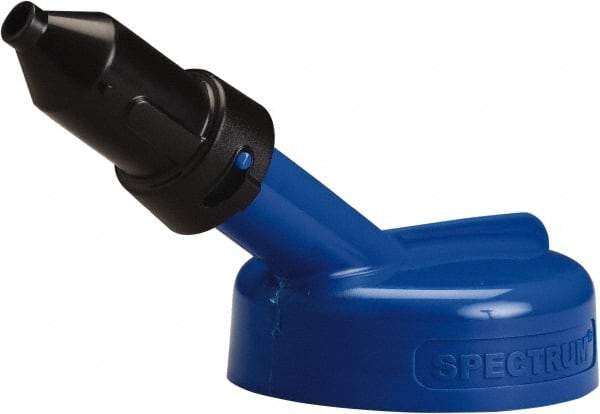 Trico - 4 Gal Capacity Polyethylene Oil Storage System - 1/2" Tip OD, 7" Straight Spout, Blue - Americas Tooling