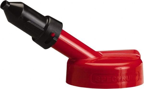 Trico - 4 Gal Capacity Polyethylene Oil Storage System - 1/2" Tip OD, 7" Straight Spout, Red - Americas Tooling