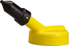 Trico - 4 Gal Capacity Polyethylene Oil Storage System - 1/4" Tip OD, 7" Straight Spout, Yellow - Americas Tooling