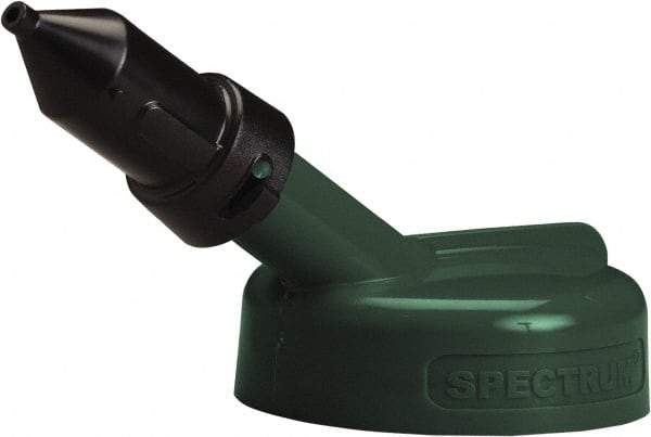 Trico - 4 Gal Capacity Polyethylene Oil Storage System - 1/4" Tip OD, 7" Straight Spout, Dark Green - Americas Tooling