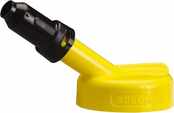 Trico - 4 Gal Capacity Polyethylene Oil Storage System - 1" Tip OD, 7" Straight Spout, Yellow - Americas Tooling