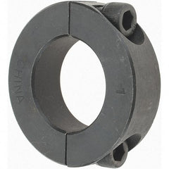 Value Collection - 1" Bore, Steel, Two Piece Shaft Collar - 1-3/4" Outside Diam, 1/2" Wide - Americas Tooling