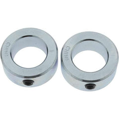 Value Collection - 1" Bore, Steel, Set Screw Shaft Collar - 1-1/2" Outside Diam, 5/8" Wide - Americas Tooling