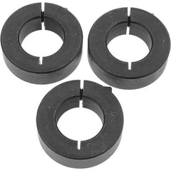 Value Collection - 7/8" Bore, Steel, One Piece Clamp Collar - 1-5/8" Outside Diam, 1/2" Wide - Americas Tooling