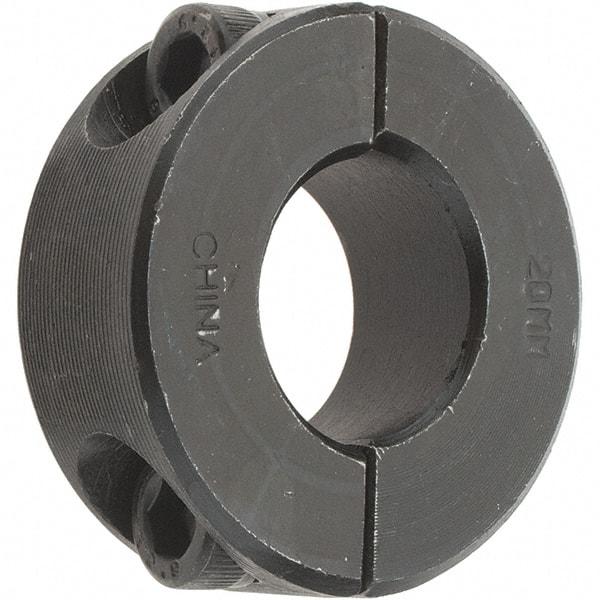 Value Collection - 20mm Bore, Steel, Two Piece Shaft Collar - 1-5/8" Outside Diam - Americas Tooling