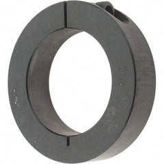 Value Collection - 2-1/8" Bore, Steel, One Piece One Piece Split Shaft Collar - 3-1/4" Outside Diam, 3/4" Wide - Americas Tooling