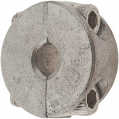 Value Collection - 3/16" Bore, Stainless Steel, Two Piece Shaft Collar - 11/16" Outside Diam, 5/16" Wide - Americas Tooling