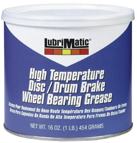 LubriMatic - 1 Lb Can Polyurea High Temperature Grease - Blue, High Temperature, 520°F Max Temp, NLGIG 2, - Americas Tooling