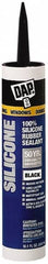 DAP - 10.1 oz Tube Black RTV Silicone Joint Sealant - -40 to 400°F Operating Temp, 10 to 20 min Tack Free Dry Time, 24 hr Full Cure Time - Americas Tooling