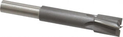 Made in USA - 3/8" Diam, 1/4" Shank, Diam, 4 Flutes, Straight Shank, Interchangeable Pilot Counterbore - Americas Tooling