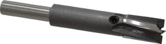 Made in USA - 13/32" Diam, 1/4" Shank, Diam, 4 Flutes, Straight Shank, Interchangeable Pilot Counterbore - Americas Tooling