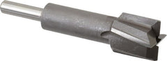 Made in USA - 23/32" Diam, 1/4" Shank, Diam, 4 Flutes, Straight Shank, Interchangeable Pilot Counterbore - Americas Tooling