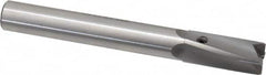 Made in USA - 17/32" Diam, 1/2" Shank, Diam, 4 Flutes, Straight Shank, Interchangeable Pilot Counterbore - Americas Tooling