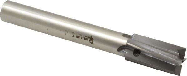 Made in USA - 5/8" Diam, 1/2" Shank, Diam, 4 Flutes, Straight Shank, Interchangeable Pilot Counterbore - Americas Tooling