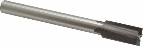 Made in USA - 21/32" Diam, 1/2" Shank, Diam, 4 Flutes, Straight Shank, Interchangeable Pilot Counterbore - Americas Tooling