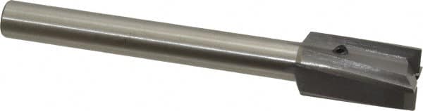 Made in USA - 13/16" Diam, 1/2" Shank, Diam, 4 Flutes, Straight Shank, Interchangeable Pilot Counterbore - Americas Tooling