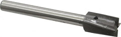 Made in USA - 7/8" Diam, 1/2" Shank, Diam, 4 Flutes, Straight Shank, Interchangeable Pilot Counterbore - Americas Tooling