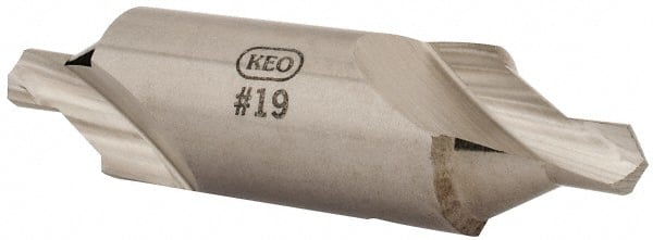 Keo - #19 Bell Cut 60° Incl Angle High Speed Steel Combo Drill & Countersink - Americas Tooling