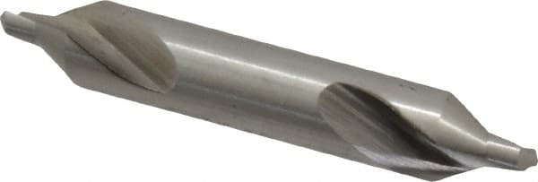 Combo Drill & Countersink: Metric, 120 ™, High Speed Steel Bright (Polished) Finish, Right Hand Cut