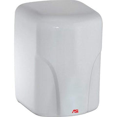 ASI-American Specialties, Inc. - 1600 Watt White Finish Electric Hand Dryer - 220-240 Volts, 7.3 Amps, 8-1/16" Wide x 11-19/64" High x 7-5/64" Deep - Americas Tooling