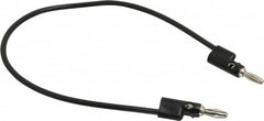 Pomona - Black Electrical Test Equipment Banana Plug - Use with 1581, 4702 Banana Plugs, Standard Banana Plugs - Americas Tooling