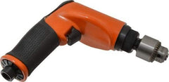 Dotco - 1/4" Keyed Chuck - Pistol Grip Handle, 5,200 RPM, 0.6 hp, 90 psi - Americas Tooling