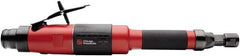 Chicago Pneumatic - 1/4" Collet, Straight Handle, Air Extended Length Die Grinder - 18,000 RPM, Rear Exhaust, 36.8 CFM, 1 hp, 90 psi, 9.5mm Inlet - Americas Tooling