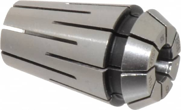 Parlec - 6mm ER16 Coolant Collet - 1.082" OAL, 0.669" Overall Diam - Exact Industrial Supply