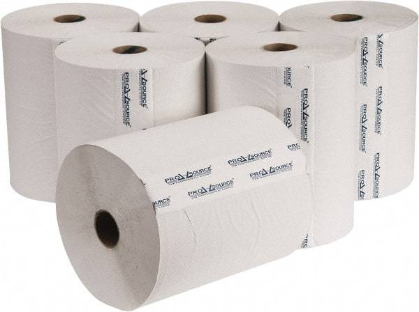 PRO-SOURCE - Hard Roll of 1 Ply White Paper Towels - 10" Wide, 800' Roll Length - Americas Tooling