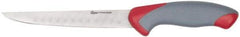 Clauss - 6-1/2" Long Blade, Stainless Steel, Fine Edge, Slicing Knife - 12" OAL, Comfort Grip Handle - Americas Tooling