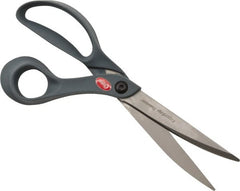 Shears: 9″ OAL, 4-1/4″ LOC, Titanium Blades General Purpose, Glass-Filled Nylon Handle