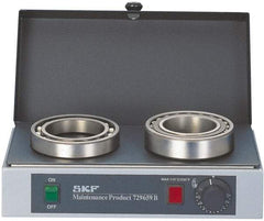 SKF - 16" Long x 10 Wide x 5" High, 110 Volt Hot Plate - 120 to 390°F, 1 Burner, 1000 Watt - Americas Tooling