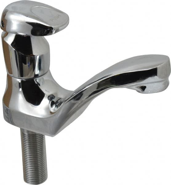 Moen - Knob Metering Handle, Round Deck Plate, Single Mount Bathroom Faucet - One Handle, No Drain, Standard Spout - Americas Tooling