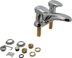 Moen - Knob Metering Handle, Deck Plate Bathroom Faucet - Two Handle, No Drain, Standard Spout - Americas Tooling