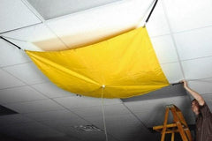 UltraTech - 80" Diam, Square Roof Leak Diverter - 20' Long x 20' Wide x 10 mil Thick, Yellow - Americas Tooling