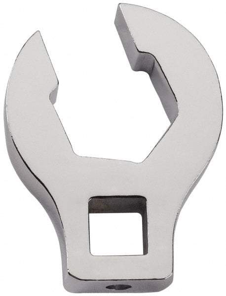 Proto - 9mm 6 Point 3/8" Drive Chrome Flare Nut Crowfoot Wrench - 29/32" Head Diam x 1/4" Head Thickness, 1-5/16" OAL - Americas Tooling