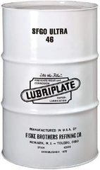 Lubriplate - 55 Gal Drum, ISO 46, SAE 20, Air Compressor Oil - 5°F to 380°, 220 Viscosity (SUS) at 100°F, 52 Viscosity (SUS) at 210°F - Americas Tooling