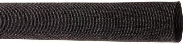 Techflex - 0.83" ID Black Woven Sleeving for Hoses - 50' Long, -50 to 248°F - Americas Tooling